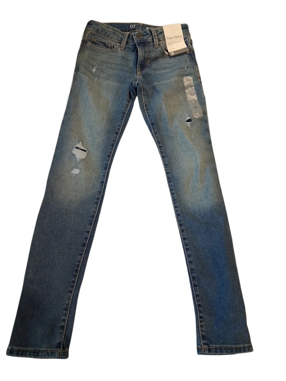 GAP Kids Super Skinny Jeans in Blue Wash